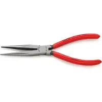 Knipex 38 11 200 Platte rondbektang Elektronica en fijnmechanica Recht Vanadium elektrostaal 200 mm