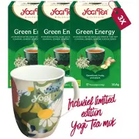 Yogi tea Green Energy Bio - 3 pakjes - inclusief limited edition mok
