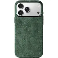 Alcanside Alcantara iPhone 17 Pro Hoesje Groen