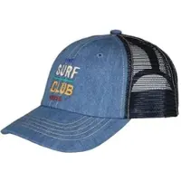 Barts pet Vybes Cap met printopdruk denim Blauw Jongens Katoen Logo - maat 53-55