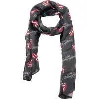 The Rolling Stones Doek - Logo - zwart - Maat Standard