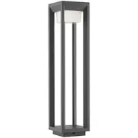 PRIOS LED tuinpadverlichting - tuinlamp Gamion, alu / grijs / zink, Aluminium, Modern, LED buitenlamp