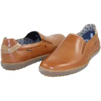 Fluchos Mocassins - timor habana cuero topo mocassin