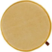 Unique living | Chairpad rib 38cm Ø mellow yellow | Kussen woonkamer of slaapkamer