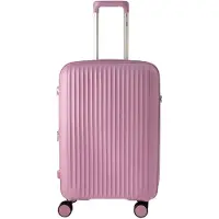 Oistr Kalmar Spinner 65.5 cm - Uitbreidbaar 69/81 liter - 65.5x45x25 cm - bright pink hardcase koffer lichtgewicht koffer
