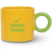 Miko Mok “Super Mama” - Origineel Cadeau - Cadeau Mok - Moeder - Mama - Moederdag