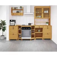 Notio Living Toscana-Keuken CupBoard 3 lades in beitswas