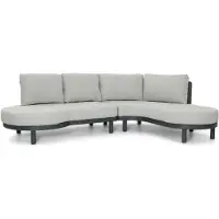 Santika Furniture Santika Nanda organisch loungeset 2-delig