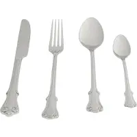 Kare design Bestek Andrina zilver (16-part)