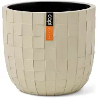 Capi Europe Pot bol Blocks 24x21 beige bloempot