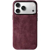 Alcanside Alcantara iPhone 17 Pro Max Hoesje Rood