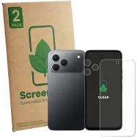 ScreenLeaf - Screenprotector voor Tecno Spark 50 4G (Voor+Camera) - Duurzame schermbescherming Folie Beschermfolie transparant 2 Stuks