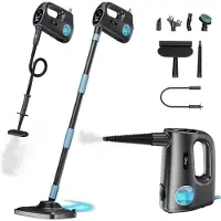 Olvy 14-in-1 Stoomreiniger - Dweilfunctie - Touchscreen - 125° Stoom – Mop - Tapijtreiniger – Vlekkenreiniger – Zetelreiniger - Handstoomreiniger – 5M Snoer