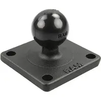 Ram Mounts RAM voet, 2" x 2", B-formaat, Accessoires voor barcodescanners