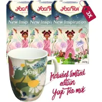 Yogi tea New Inspiration - 3 pakjes - inclusief limited edition mok