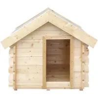Timbela M401-1 - Houten hondenhok voor buiten - 76x99xH80 cm - maat S