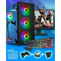 Screenon - Complete Fortnite Gaming PC Set - X10899 - V2 ( Game PC X10899 + 27 Inch Monitor + Toetsenbord + Muis + Controller )