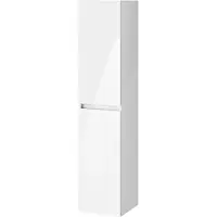 Tiger Hoge Badkamerkast Condo 35cm - Hoogglans Wit - Met 2 Lades - 35x160x35cm