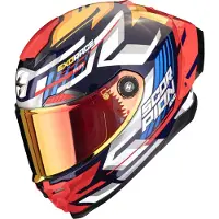 Scorpion EXO-RACE Air Kobra Integraalhelm Blauw/Geel/Rood XS unisex