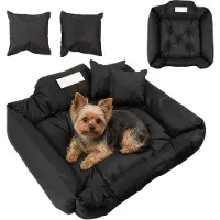 Greenblue - Dierenmand - Hondenbed - 75 x 65 cm, binnenafmetingen 60 x 50 cm GB241 BL - Zwart