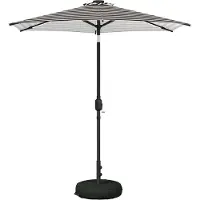 vidaXL Tuinhaard met LED-verlichting en basis 230 x 230 cm Polyester