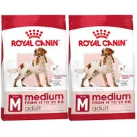 Royal Canin 2x Hondenvoer Droog Medium Adult 4 kg