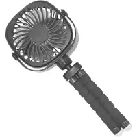 VHV - Autoventilator - usb autoventilator achterbank - USB oplaadbaar, stil, met klem - voor auto, achterbank, camper