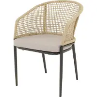 Lesli Living Kioto - Stoel - Aluminium frame Ø4mm - Beige