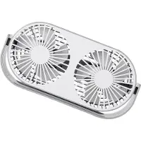 VHV - Bureauventilator - usb bureauventilator - USB oplaadbaar, met LED verlichting - voor kantoor, slaapkamer, thuiswerken