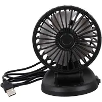 VHV - Autoventilator - usb autoventilator achterbank - USB oplaadbaar - voor auto, achterbank, camper