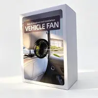 VHV - Autoventilator - usb autoventilator achterbank - USB oplaadbaar - voor auto, achterbank, camper