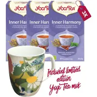 Yogi tea Inner Harmony Bio - 3 pakjes - inclusief limited edition mok