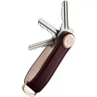 OrbitKey - Leather Key Organiser - Wine