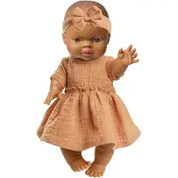Heless Meisjes Babypop met Groen Jurkje - 34cm