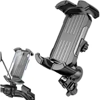 VHV - Telefoonhouder Motor - Smartphone Stuurhouder 4,7-17,3 cm - Voor 22-30 mm Stuur Van Scooter, Fiets En E-bike