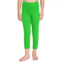 Merry Style Meisjes Leggings - Sport - Vrijetijdsbroek - Capri - Katoen - MS-MS10-226-LE - Groen - 128