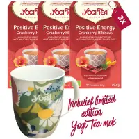 Yogi tea Men's Tea Bio - 3 pakjes - inclusief limited edition mok