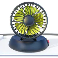 VHV - Autoventilator - usb autoventilator achterbank - USB oplaadbaar, opvouwbaar - voor auto, achterbank, camper