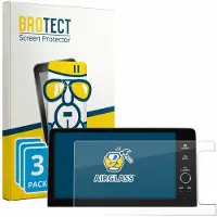 BROTECT Screenprotector 3 Stuks voor Honda ZR-V 2023 CONNECT 9" rechtsgestuurde Beschermglas transparant