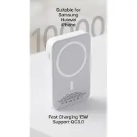 Durata Draadloze Magnetische Powerbank (10.000 mAh) Snel en Stijvol Opladen voor Samsung, Huawei, iPhones