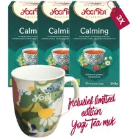 Yogi tea Calming Bio - 3 pakjes - inclusief limited edition mok