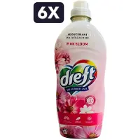 Dreft ultimate care - Wasverzachter - pink bloom - 6x 40sc / 1L