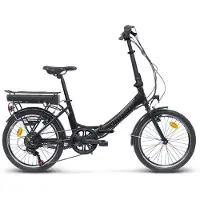 Villette le Pliage vouwfiets e-bike 10.4 Matt Black