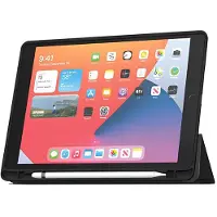 Myway , Hoesje geschikt voor iPad Air 13 inch M2 - SlimSkin Series Folio met Apple Pencil Houder, Zwart