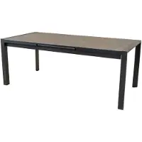 Lesli Living Lagos uittrektafel - Eettafel - Uittrekbaar 200/260 cm - Antraciet