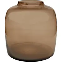 Green Boutiq Vaas glas - Taupe - Bartica M - H25 W25