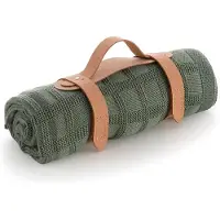 cambrass Squares Bamboo 80x100 Cm Blanket Groen Kinderen