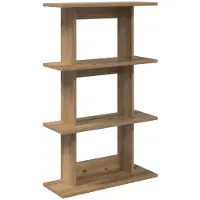 vidaXL Wandplank Muurmontage Artisanaal eiken 56 x 20 x 90 cm