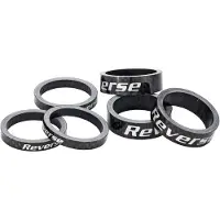 Reverse Components Carbono Headset Spacers Zilver 5-10 mm