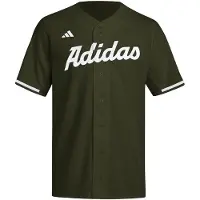Adidas Dugout Cotton Sportshirt met Lange Knoopsluiting